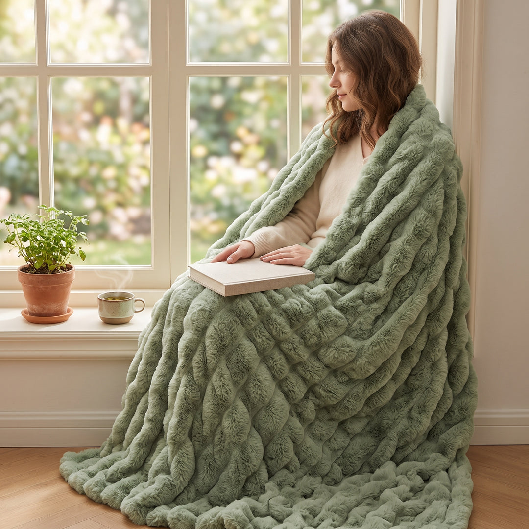 pofima | The Dreamer Blanket |Oversized, Cozy, Soft Warm Throw